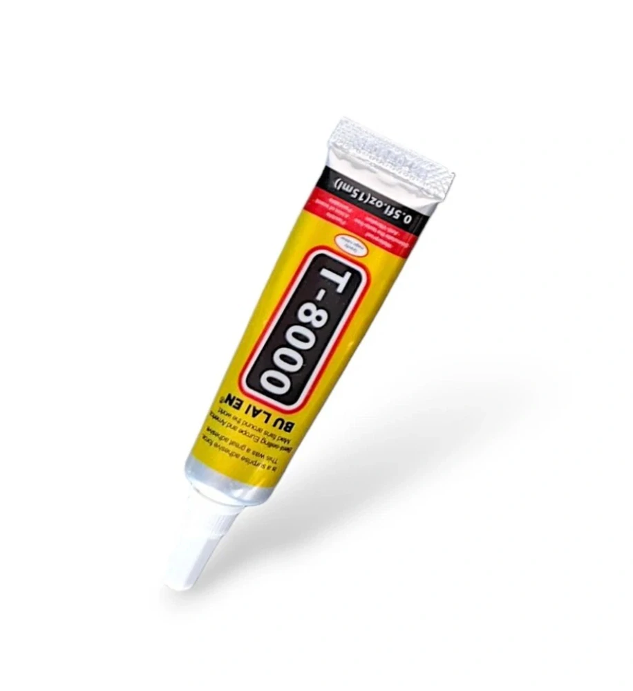 Montážní lepidlo T8000 15ml - čiré těsnící lepidlo vhodné pro LCD, dotyků a těl MT