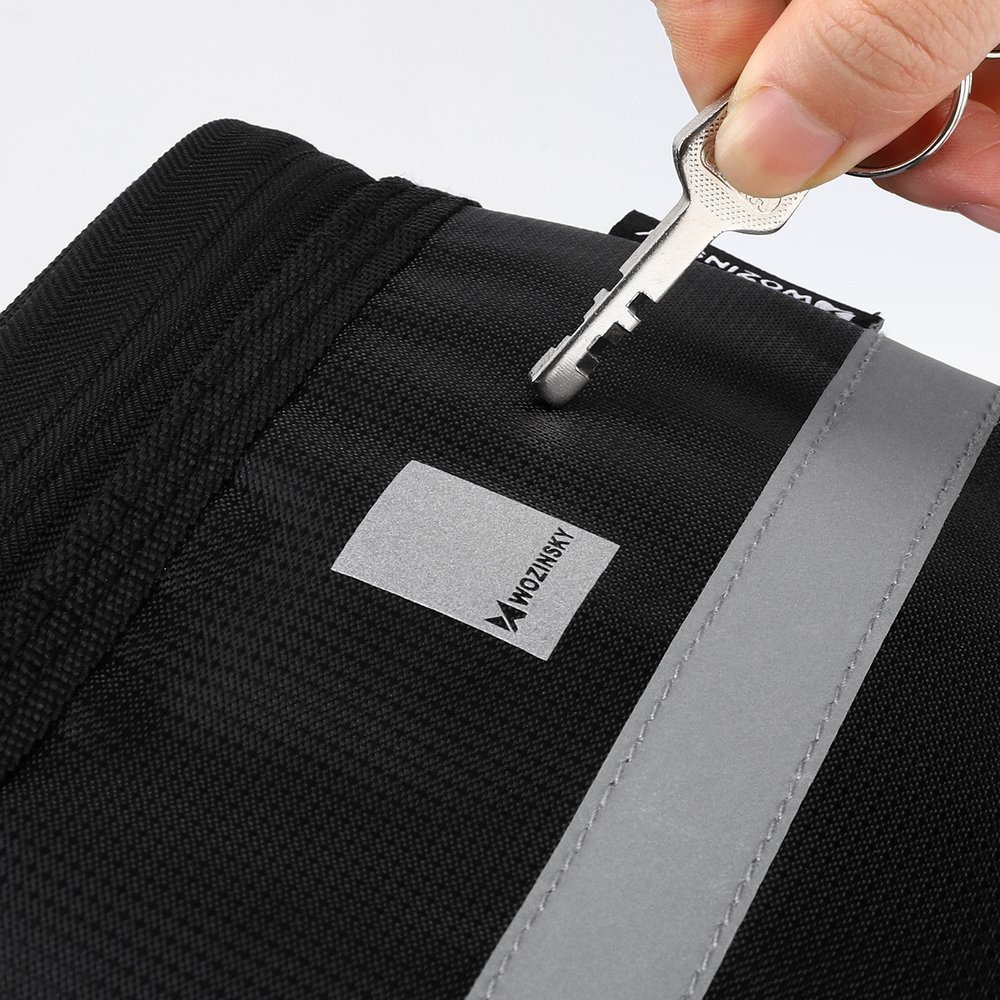 Cyklistická taška na kolo 2L WBB12BK s dotykovým okénkem na telefon 16x14x21 cm - pouzdro na mobil na kolo zn.Wozinsky