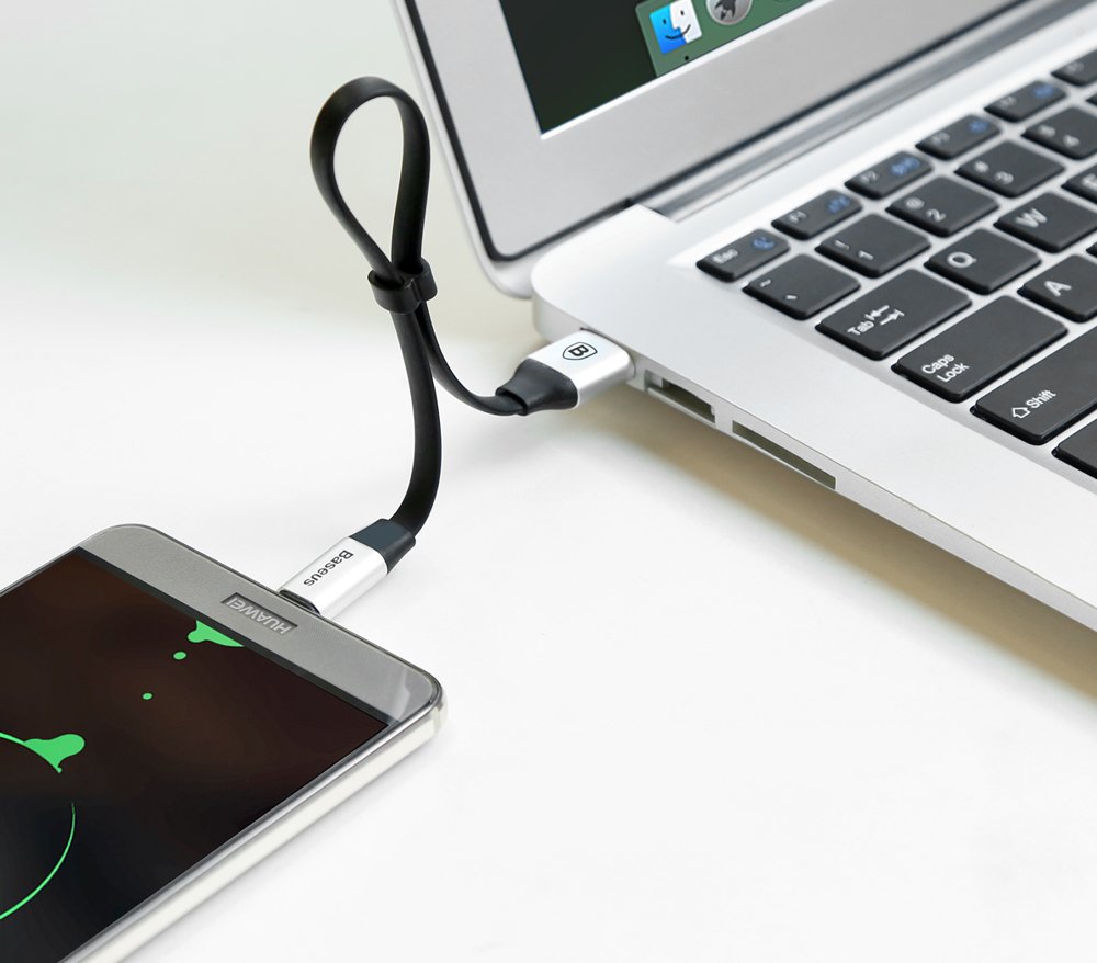 USB kabel Baseus Nimble Typ-C 23cm černý
