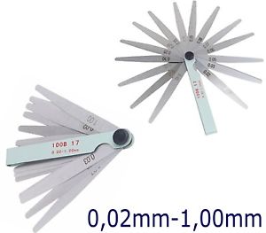 Sestava pilníků rzných parametrů 100B 17 0.02-1.00mm