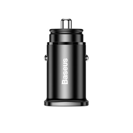 Nabíječka do auta Port Baseus USB Quick Charge 4.0 QC 4.0 i USB-C PD 3.0 SCP černý CCALL-AS01