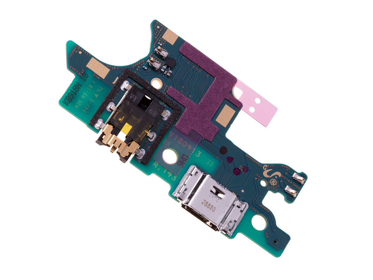 Originál Deska s USB nabíjecím konektorem a audio konektortem Samsung Galaxy A7 2018 SM-A750