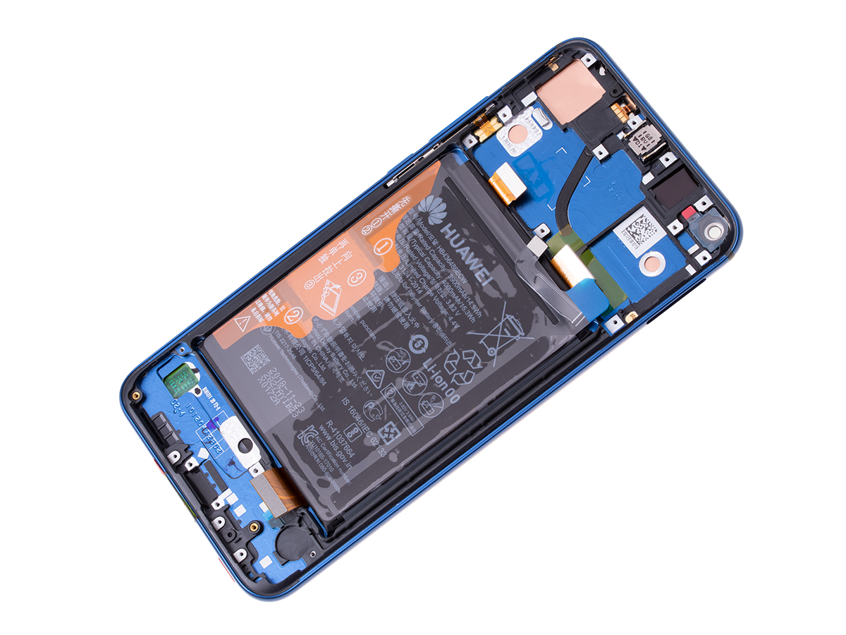 Originál LCD + Dotyková vrstva s baterii Huawei Honor View 20 modrá