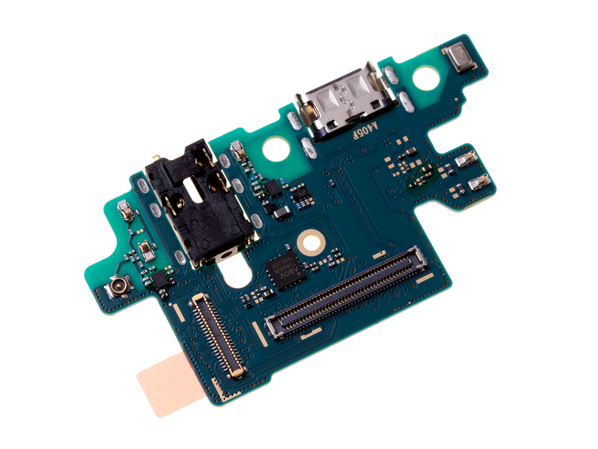 Originál Deska USB s nabíjecím konektorem USB s audio konektorem a mikrofonem Samsung Galaxy A40 SM-A405
