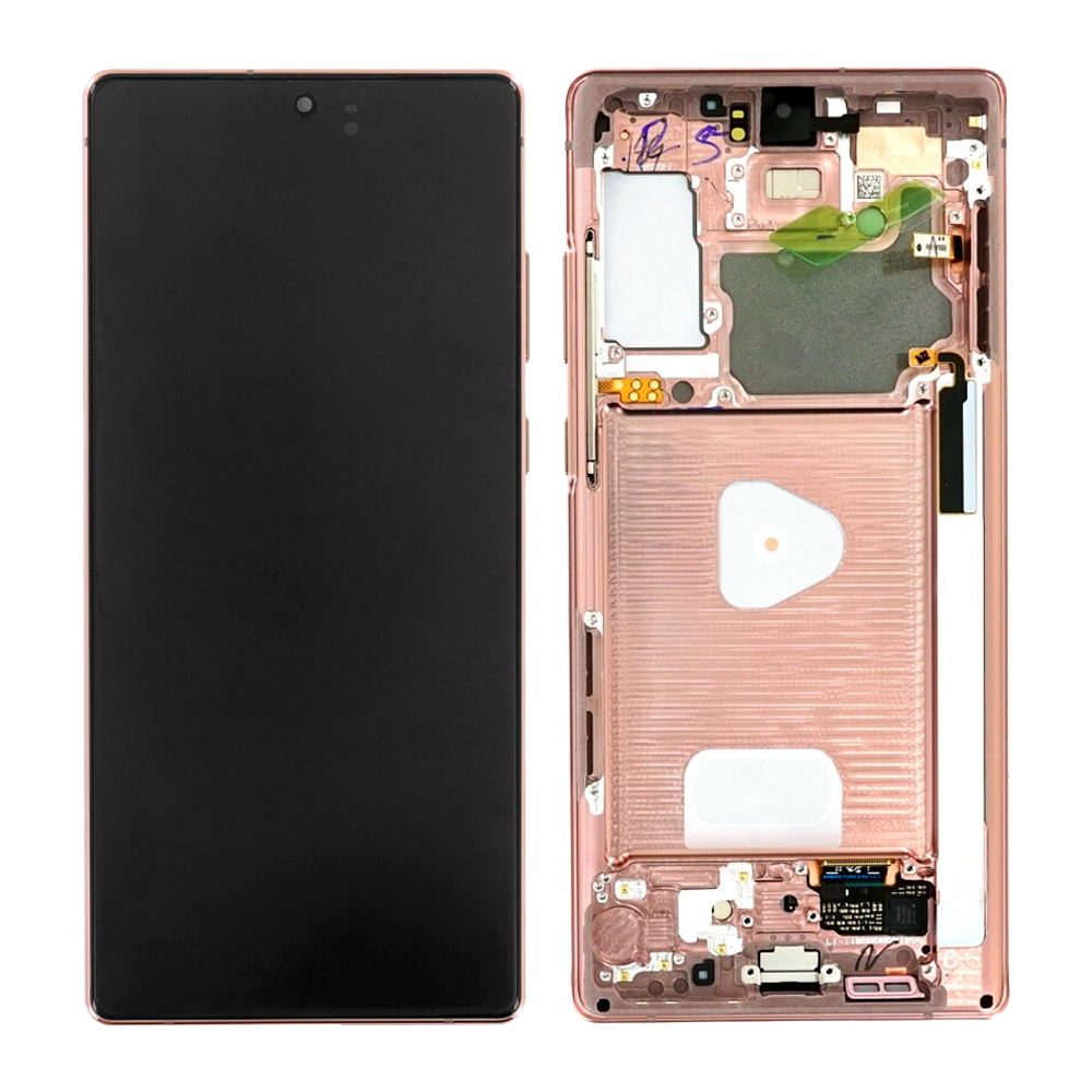 Originál LCD + Dotyková vrstva Galaxy Note 20 SM-N981 - Galaxy Note 20 5G SM-N980 bronz