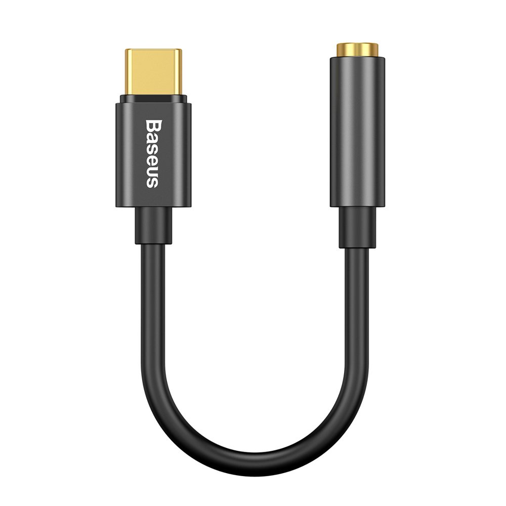 Baseus L54 Audio Adaptér USB-C + mini jack 3,5 mm šedý