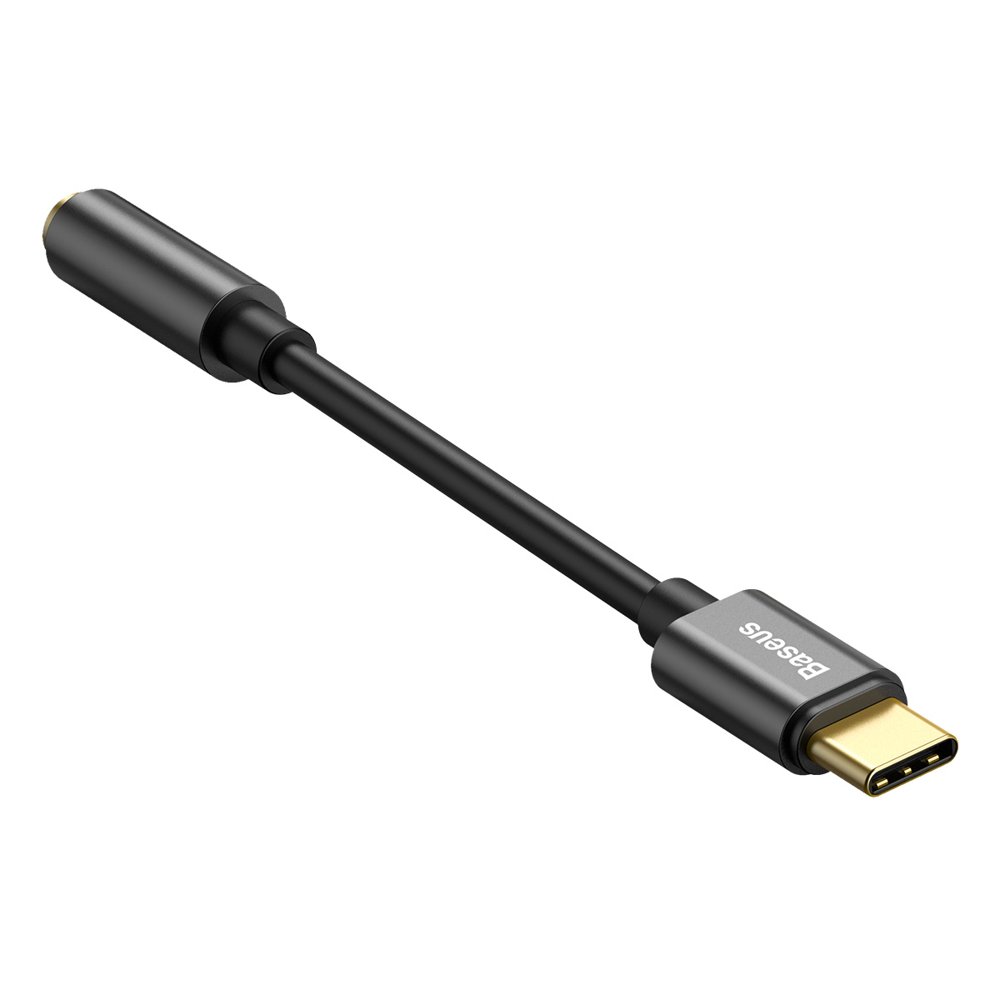 Baseus L54 Audio Adaptér USB-C + mini jack 3,5 mm šedý
