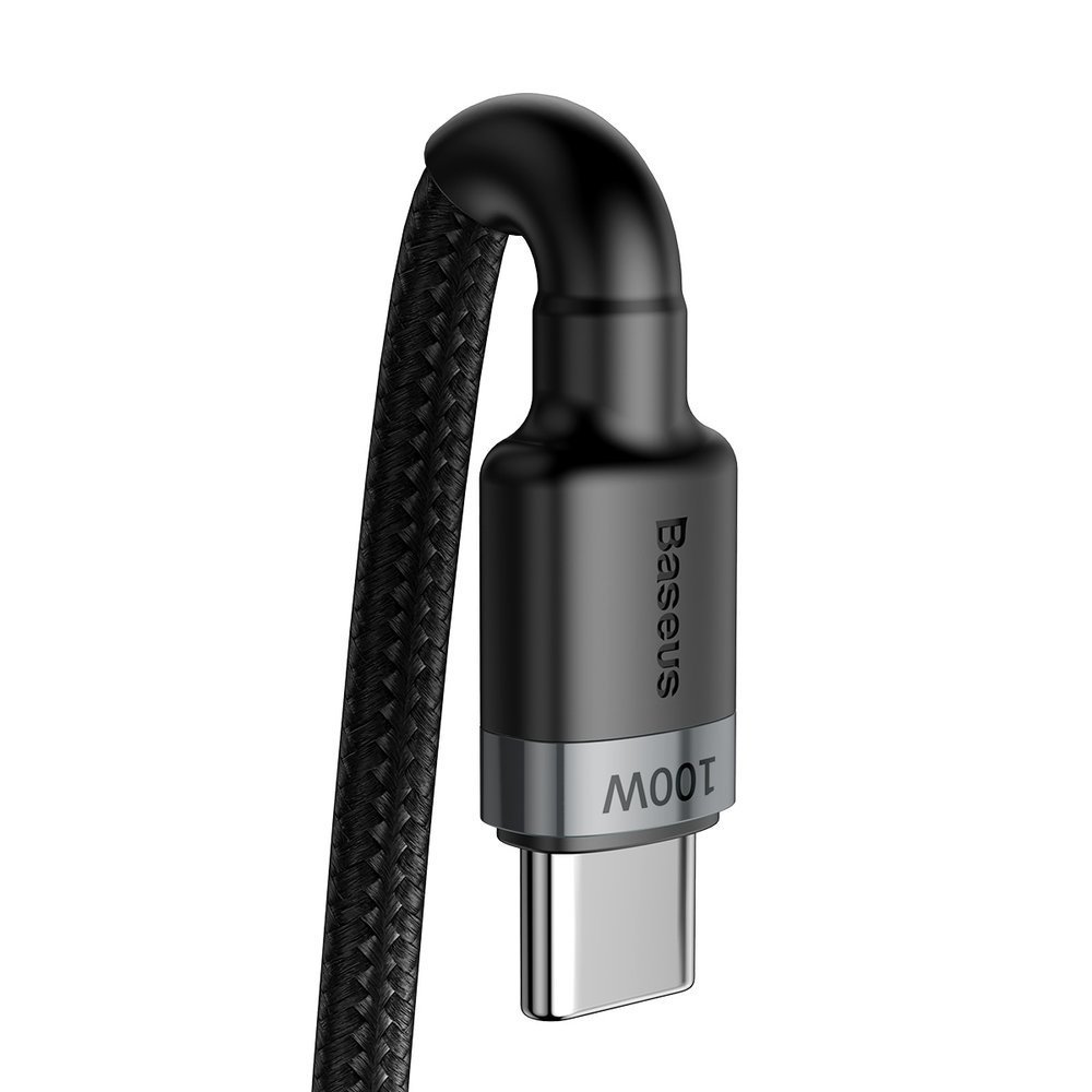 Baseus Cafule kabel Nylon Braided Wire USB Typ C PD Power Delivery 2.0 100W 20V 5A 2m gray (CATKLF-ALG1)