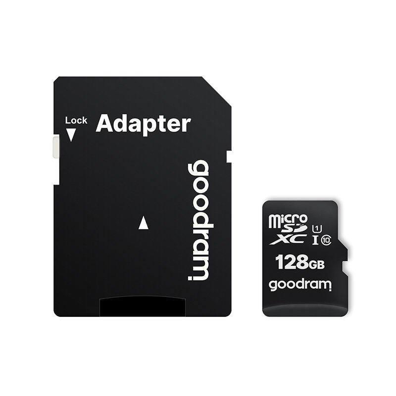 Paměťová karta Goodram micro SDHC 128GB CL10 UHS + adaptér