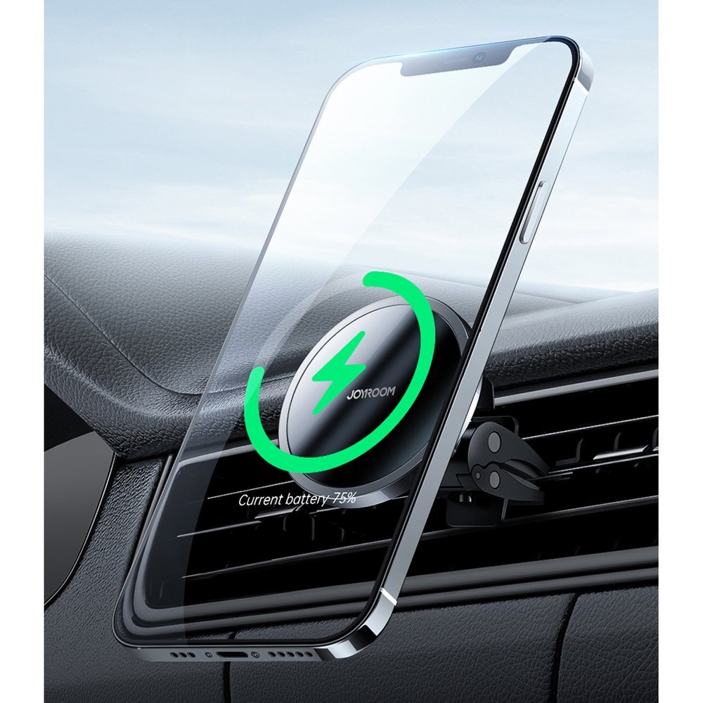 Magnetický držák do auta Joyroom Qi Bezdrátová indukční nabíječka 15 W MagSafe kompatibilní pro iPhone JR-ZS240