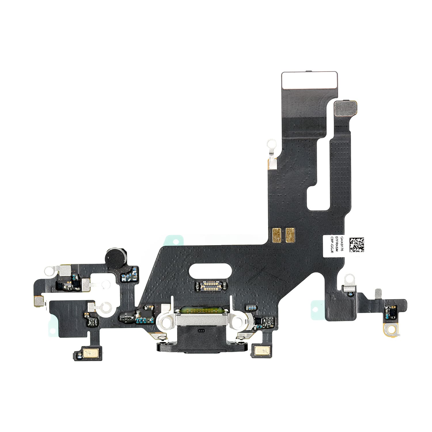 Deska USB s nabíjecím konektorem iPhone X černý demontovaný díl