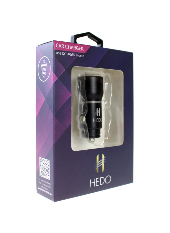 Autonabíječka rychlé nabíjení Typ-C Hedo JS-018-1 20W