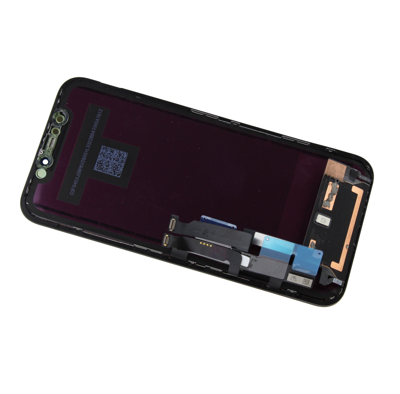 Originál LCD + Dotyková vrstva iPhone XR černá repasovaný díl - vyměněné sklíčko