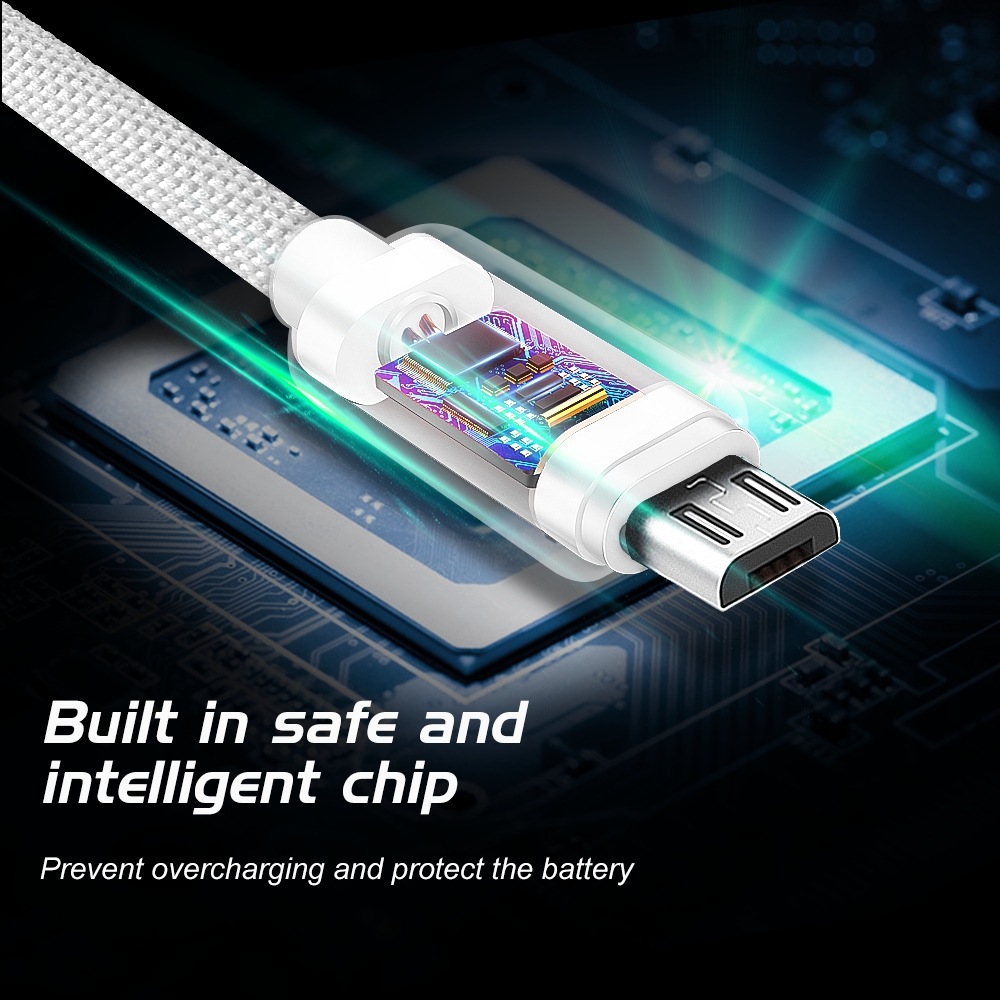 Swissten datový kabel USB opletový micro USB 1.2m černý