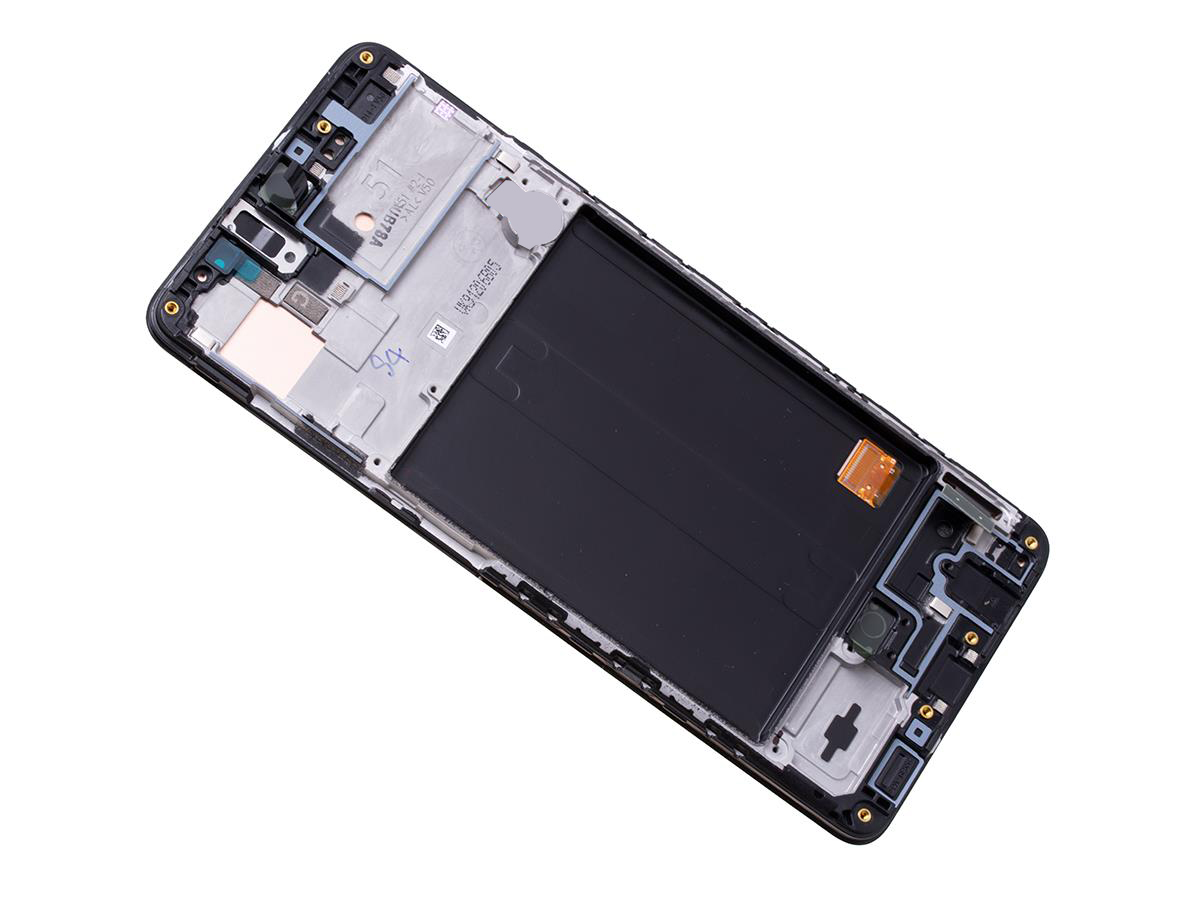 LCD + Dotyková vrstva Samsung Galaxy A51 SM-A515 OLED Big Glass FRAME black