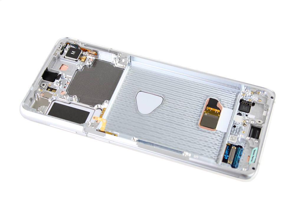 Originál LCD + Dotyková vrstva Samsung Galaxy S21 Plus 5G SM-G996 modrá phantom silver - bez kamery