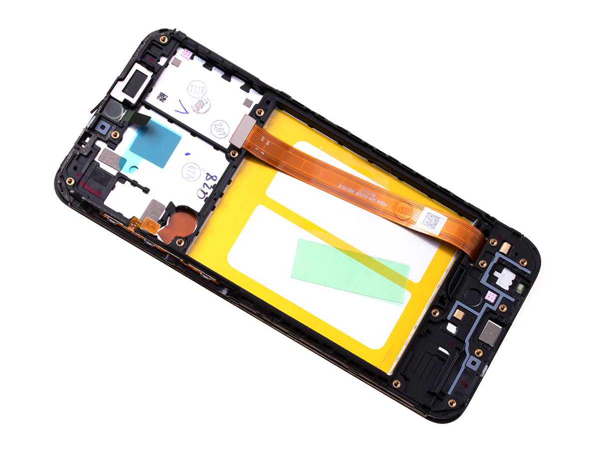 Originál LCD + Dotyková vrstva Samsung Galaxy A20e SM-A202 repasovaný díl - vyměněné sklíčko