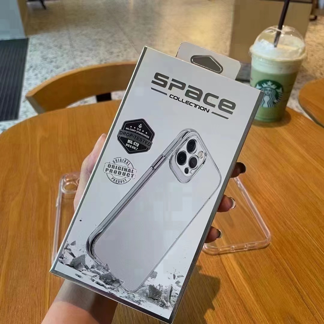 Obal iPhone 14 PC+TPU pevné ochranné pouzdro transparentní