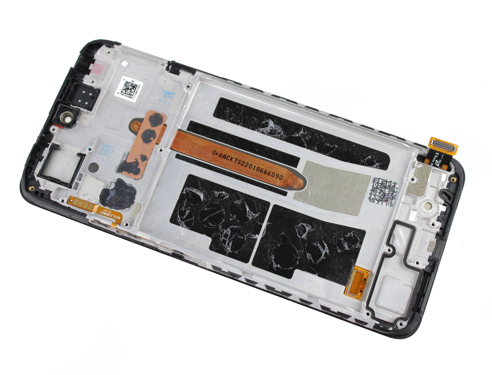 Originál LCD + Dotyková vrstva Xiaomi Redmi Note 11S černá - repasovaný díl - 5600010K7S00-wym
