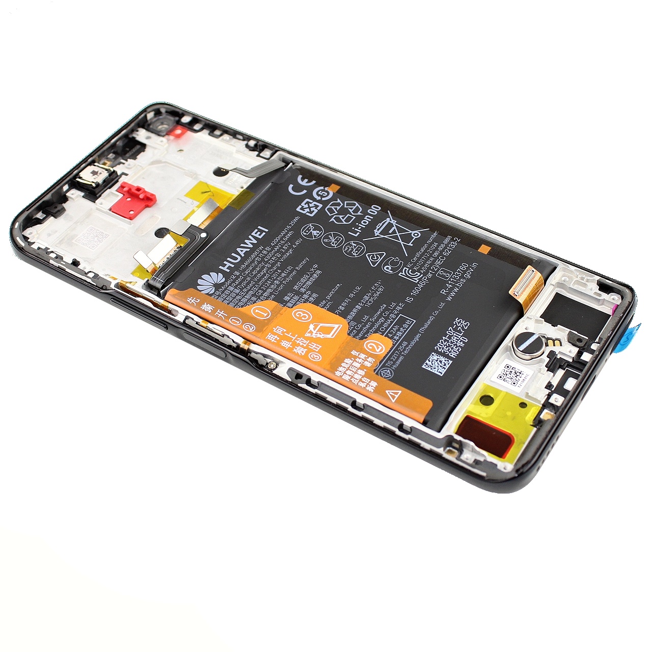 Originál LCD + Dotyková vrstva Huawei Nova 8i černá 02354GMP
