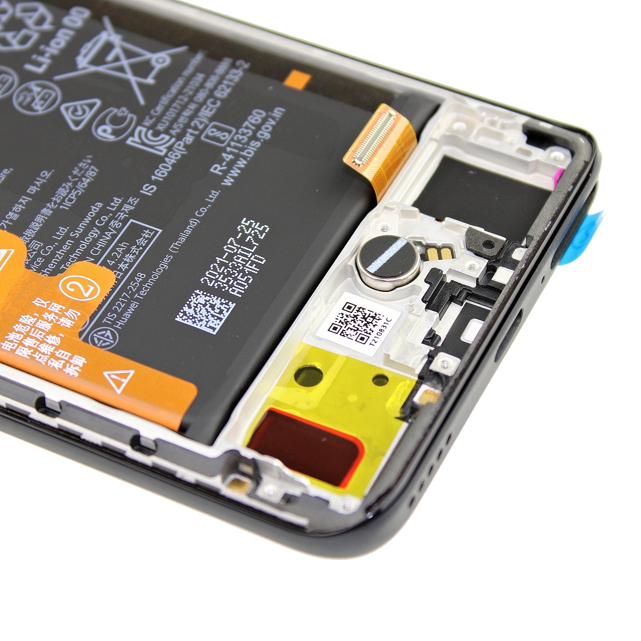 Originál LCD + Dotyková vrstva Huawei Nova 8i černá 02354GMP