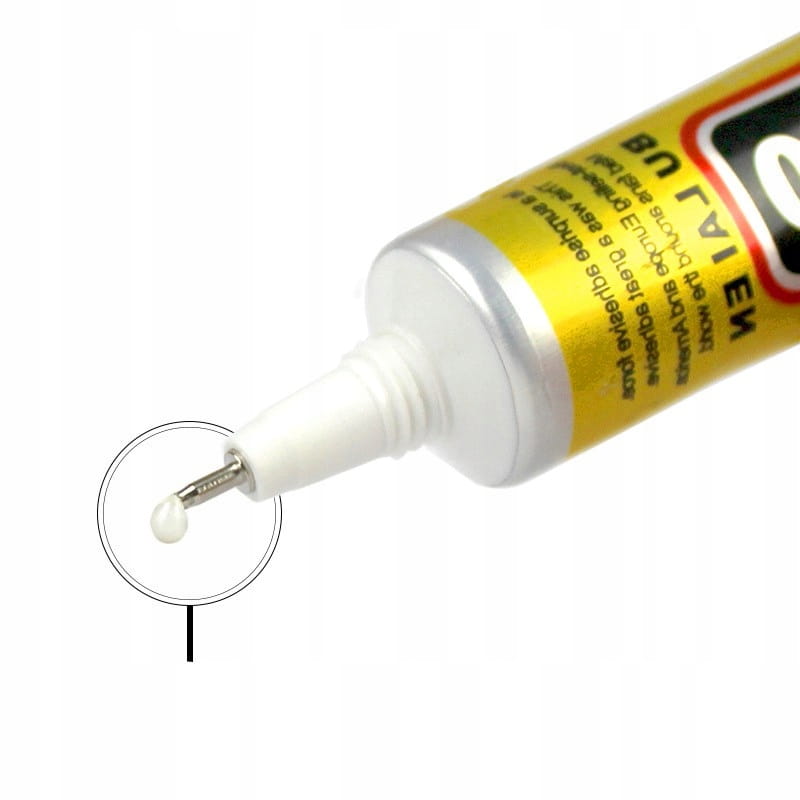 Montážní lepidlo E8000 110ml - barevné, ekologické, nekorozivní, jednosložkové, víceúčelové víceúčelové lepidlo