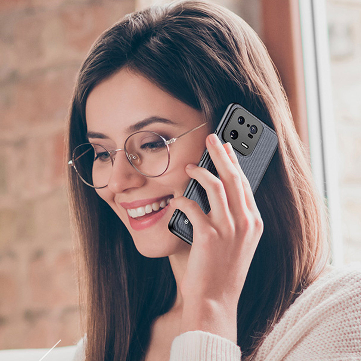 Obal Xiaomi 13 Pro Dux Ducis Fino s nylonovým povrchem černý