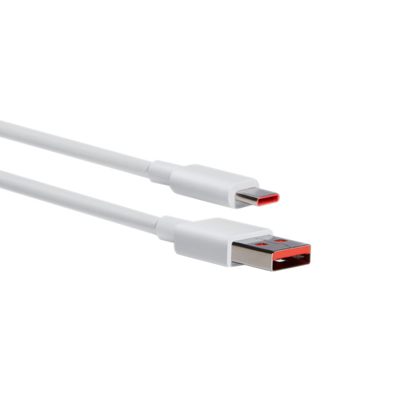 Originální Xiaomi 6A 120W QC USB-C kabel 1m bílý BULK