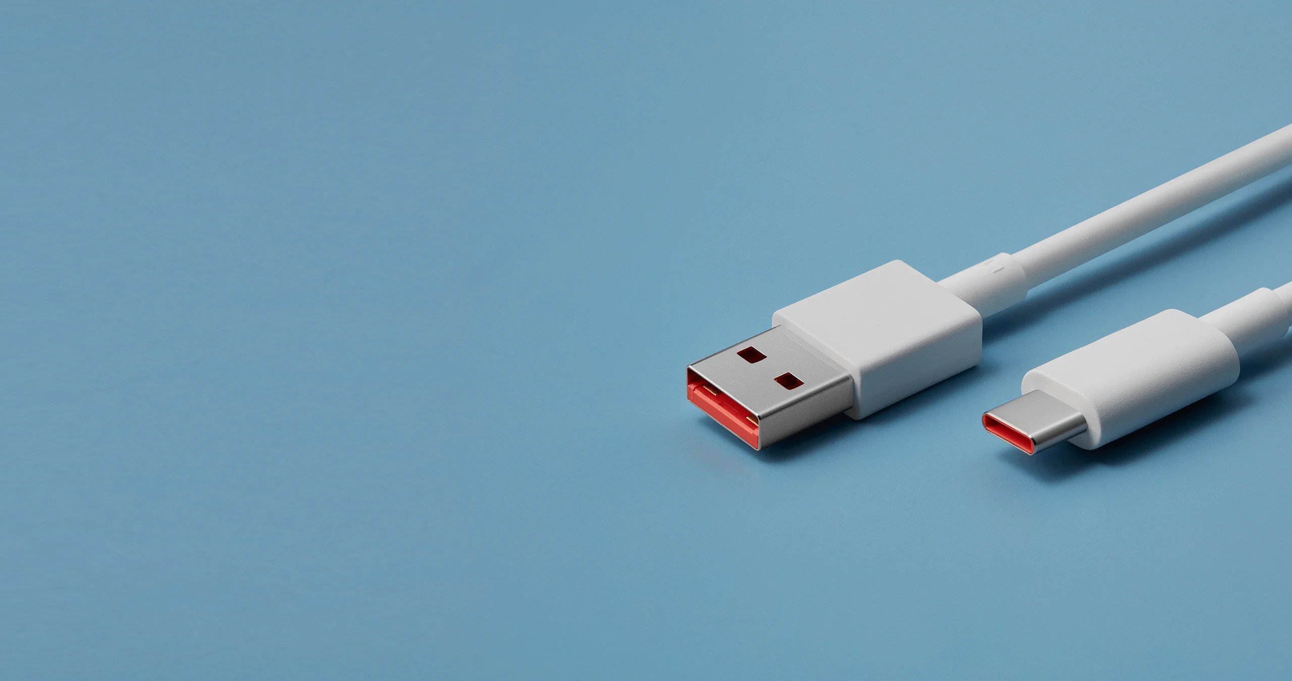 Originální Xiaomi 6A 120W QC USB-C kabel 1m bílý BULK