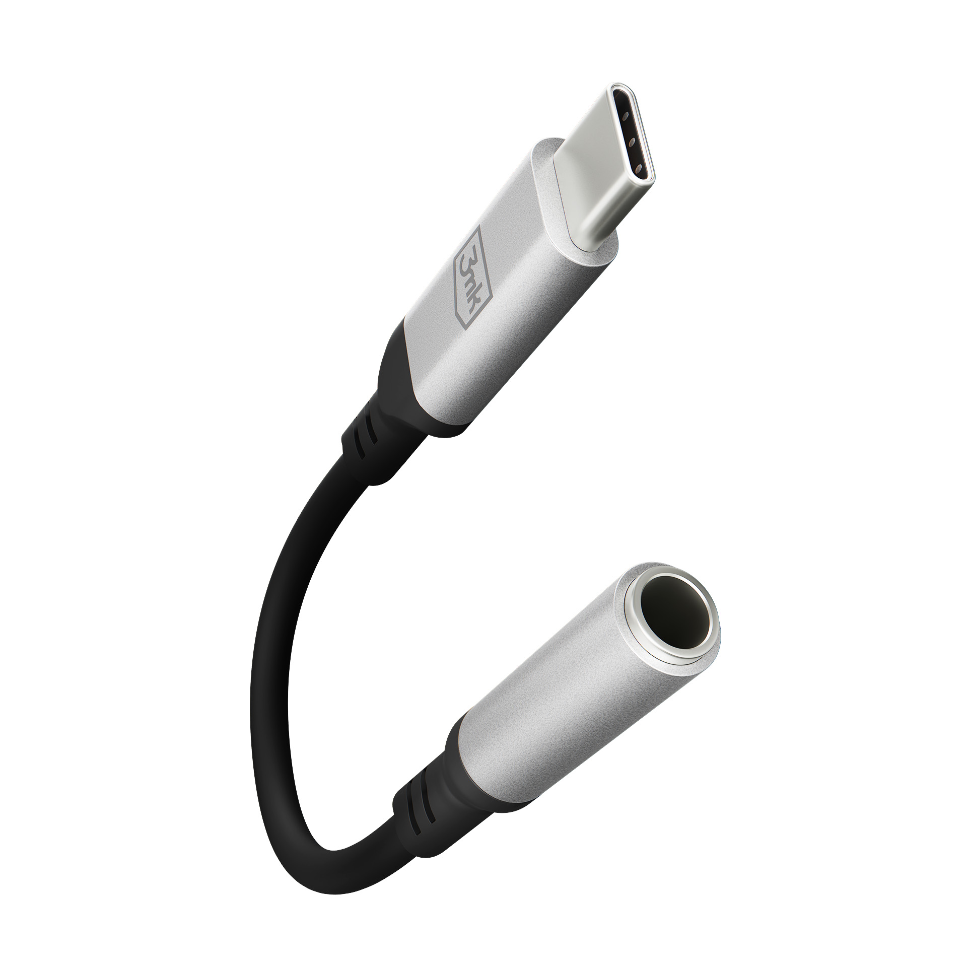 3MK adaptér USB-C - Jack 3,5 mm