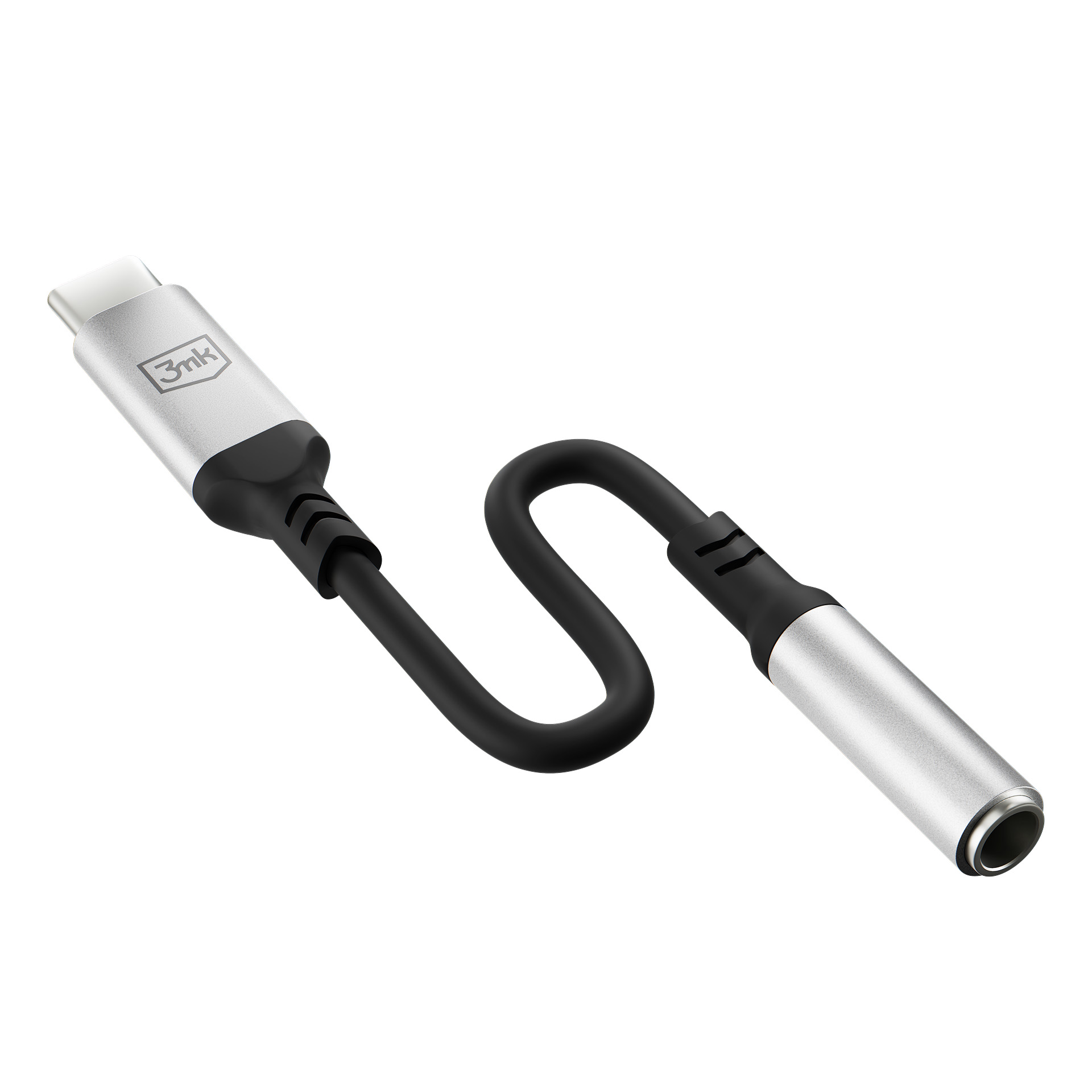 3MK adaptér USB-C - Jack 3,5 mm