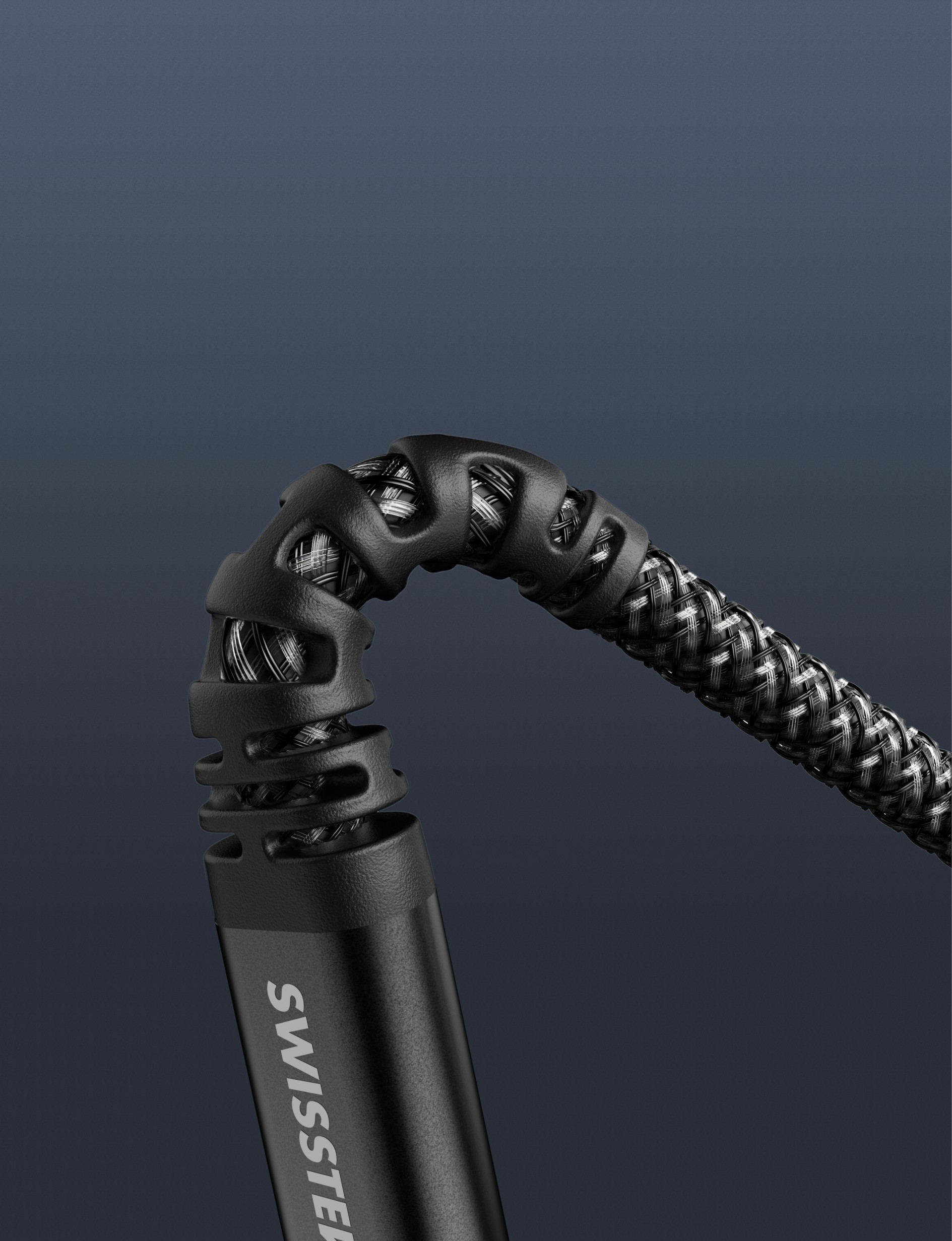 Swissten datový kevlarový kabel USB-C / Lightning 1.5m antracitový