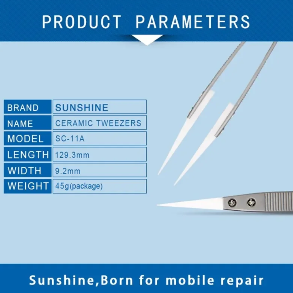 Keramická pinzeta ESD Sunshine SC-11A