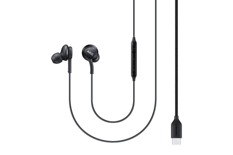 Originál sluchátka Samsung AKG EO-IC100BBE Typ- C černé bulk