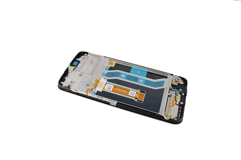 Originál LCD + Dotyková vrstva Realme C21Y černá RMX3261 - RMX3263 - repasovaný díl vyměněné sklíčko