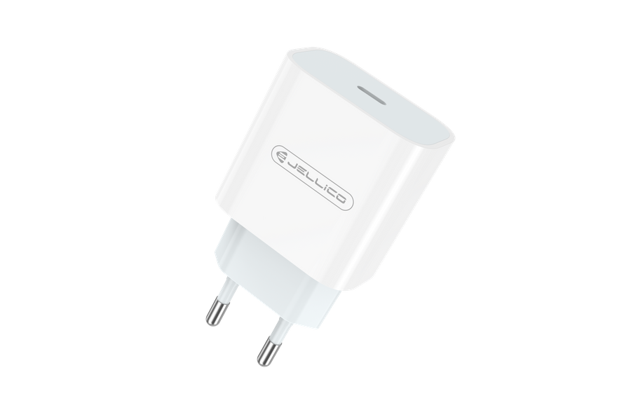Jellico síťová nabíječka AK180 PD 20W USB-C bílá