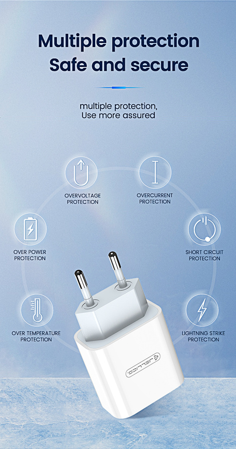 Jellico síťová nabíječka AK180 PD 20W USB-C bílá