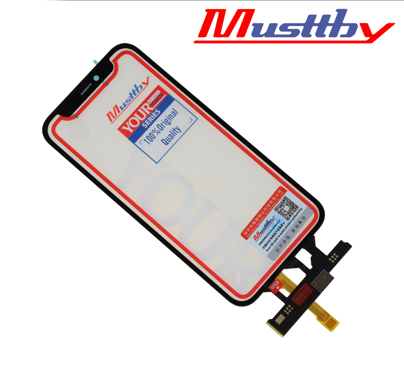 Dotyková vrstva + OCA Musttby YOUR bez dotykového ovladače iPhone 12 mini