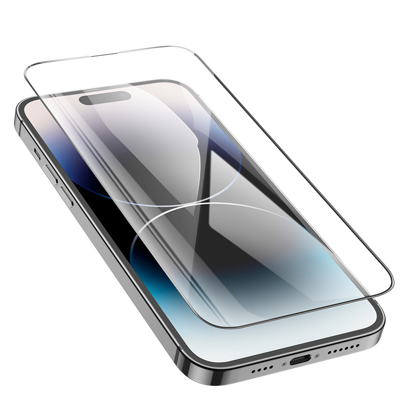 Ochranné tvrzené sklo iPhone 14 Pro Max HOCO G9 celoplošné lepení 5D sada 25 ks.