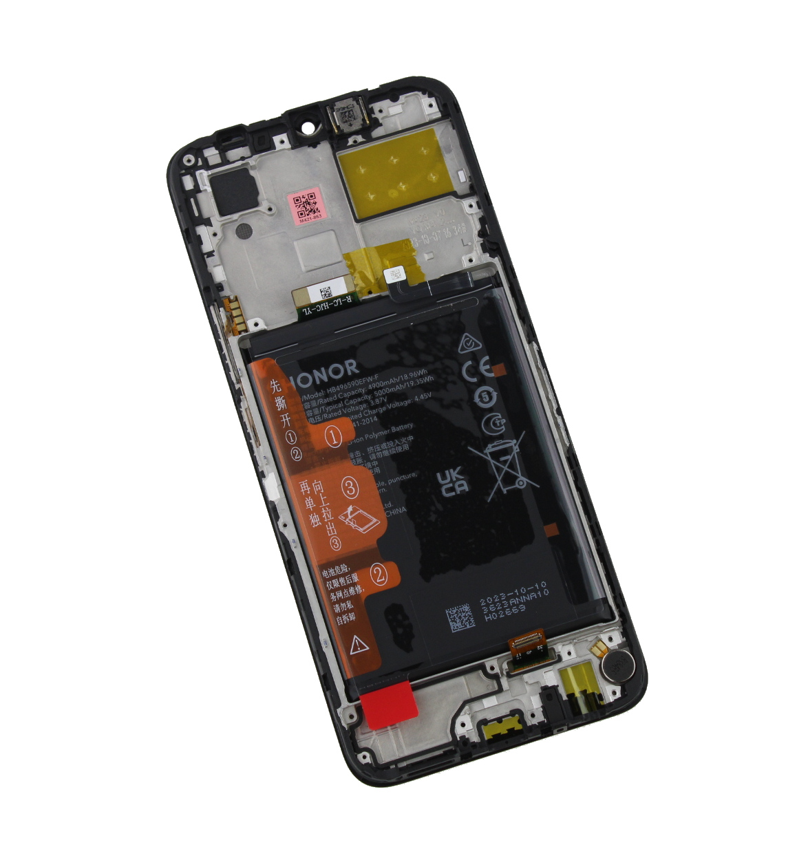 Originál LCD + Dotyková vrstva Huawei Honor 70 Lite černá