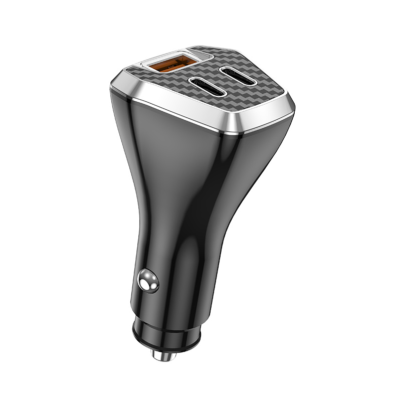 Jellico autonabíječka F15 PD 88,5W 2x USB-C + USB-A QC3.0 černý adaptér nabíječka do auta