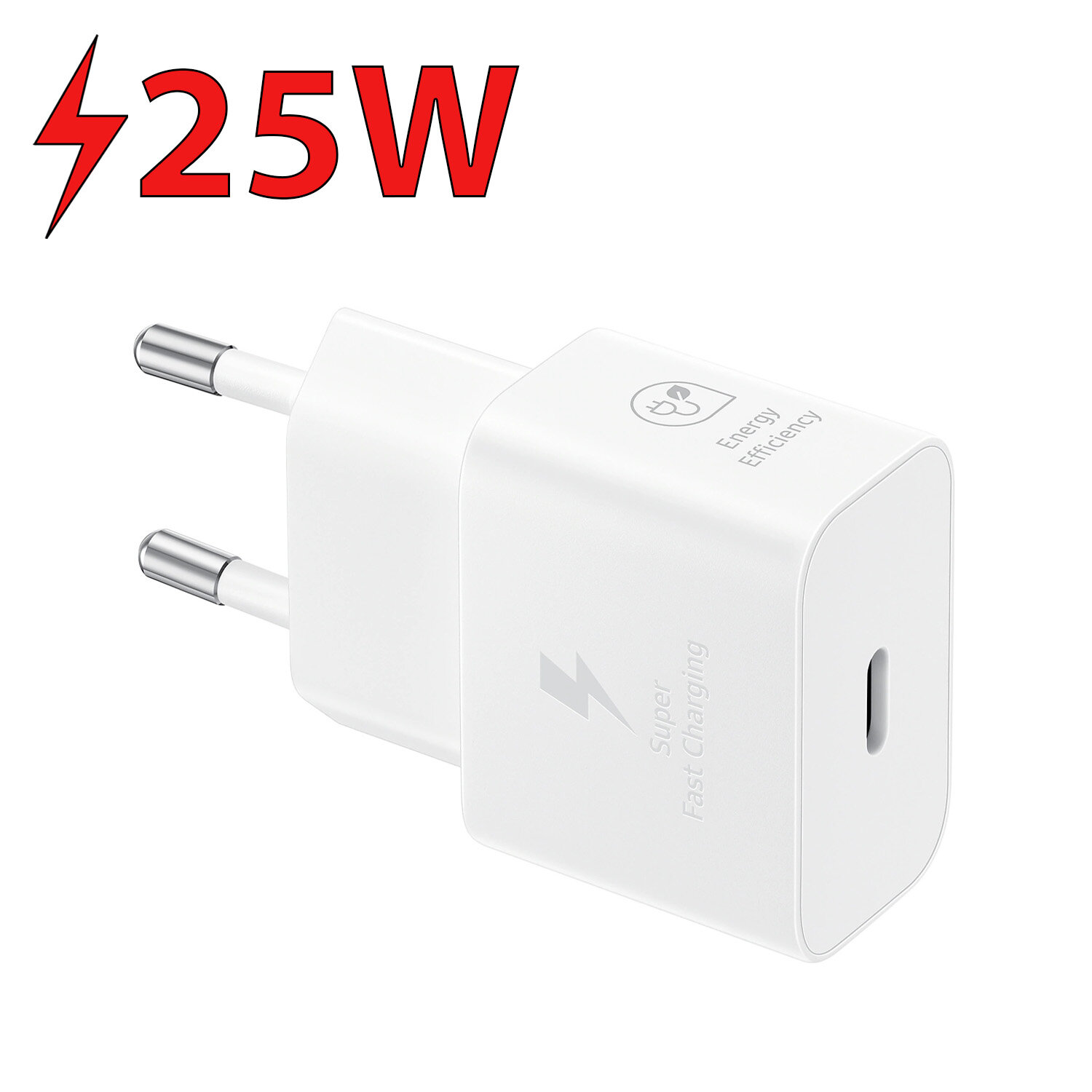 Originální síťová nabíječka Samsung EP-T2510EWE PD 25W bílá Bulk