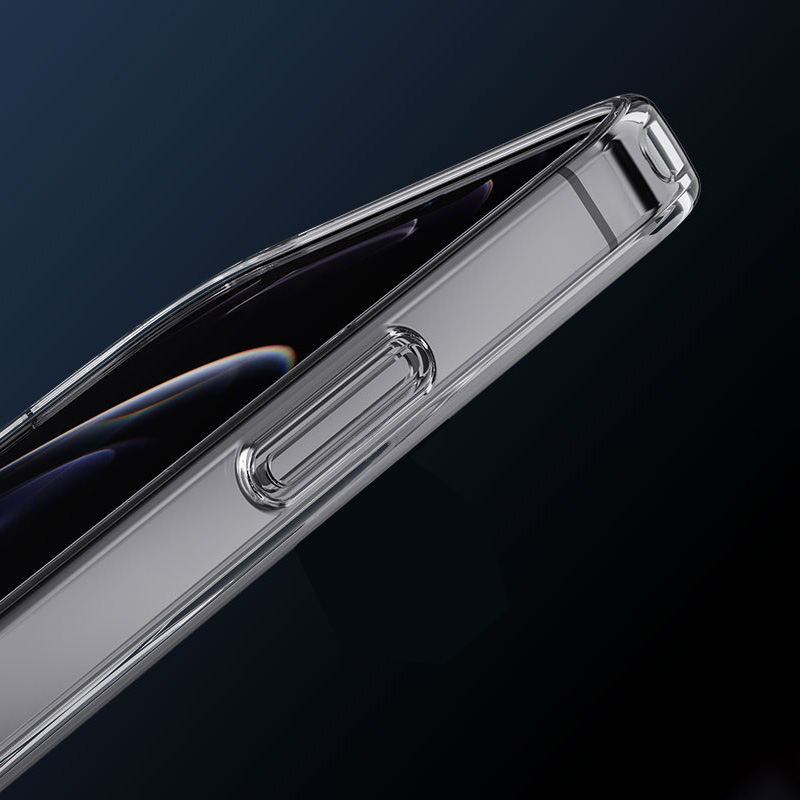 Obal iPhone 14 Pro transparentní Anti Shock ochranné pouzdro s MagSafe a ochranou kamery