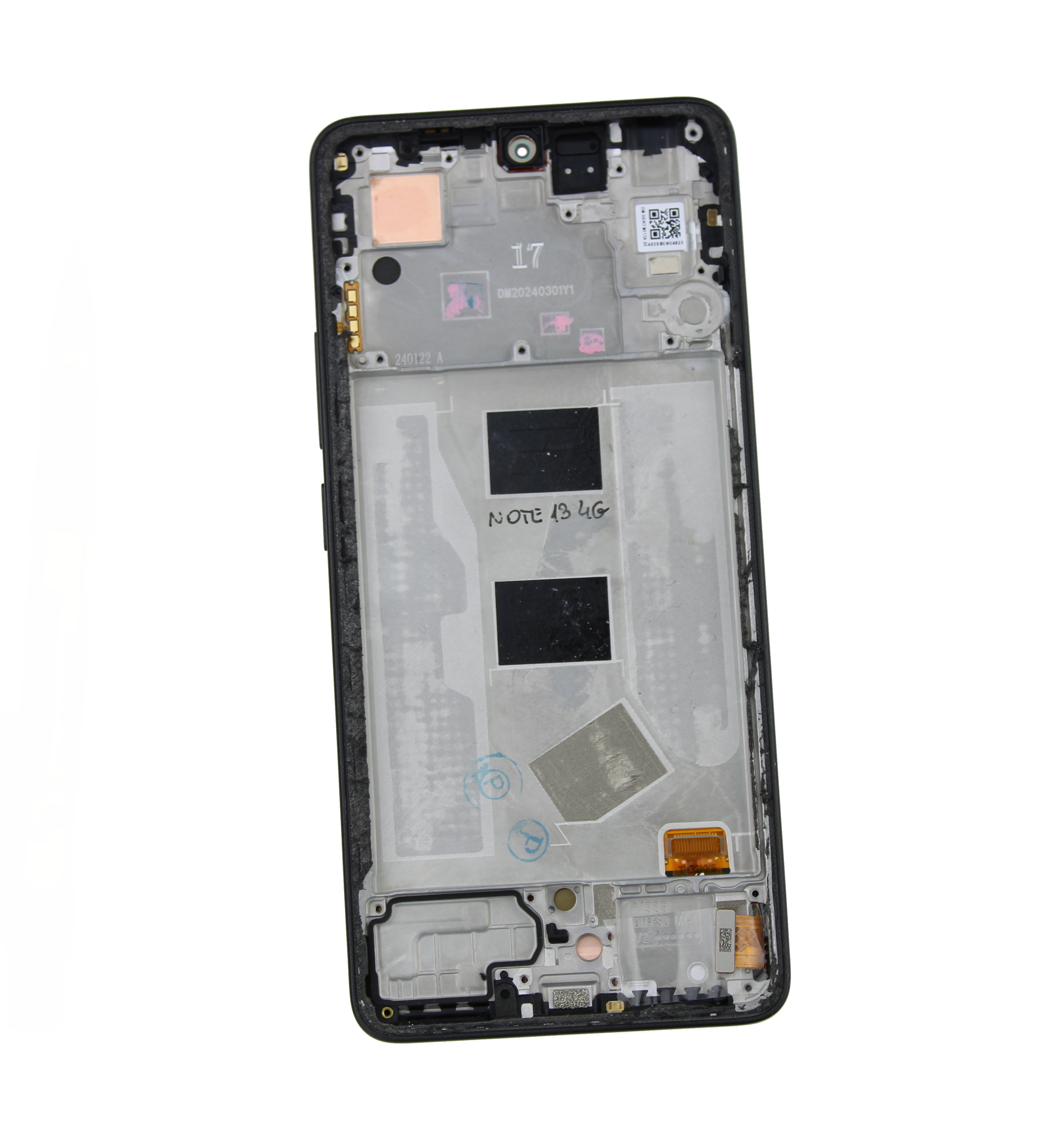 Originál LCD + Dotyková vrstva Xiaomi Redmi Note 13 4G černá - repasovaný díl vyměněné sklíčko