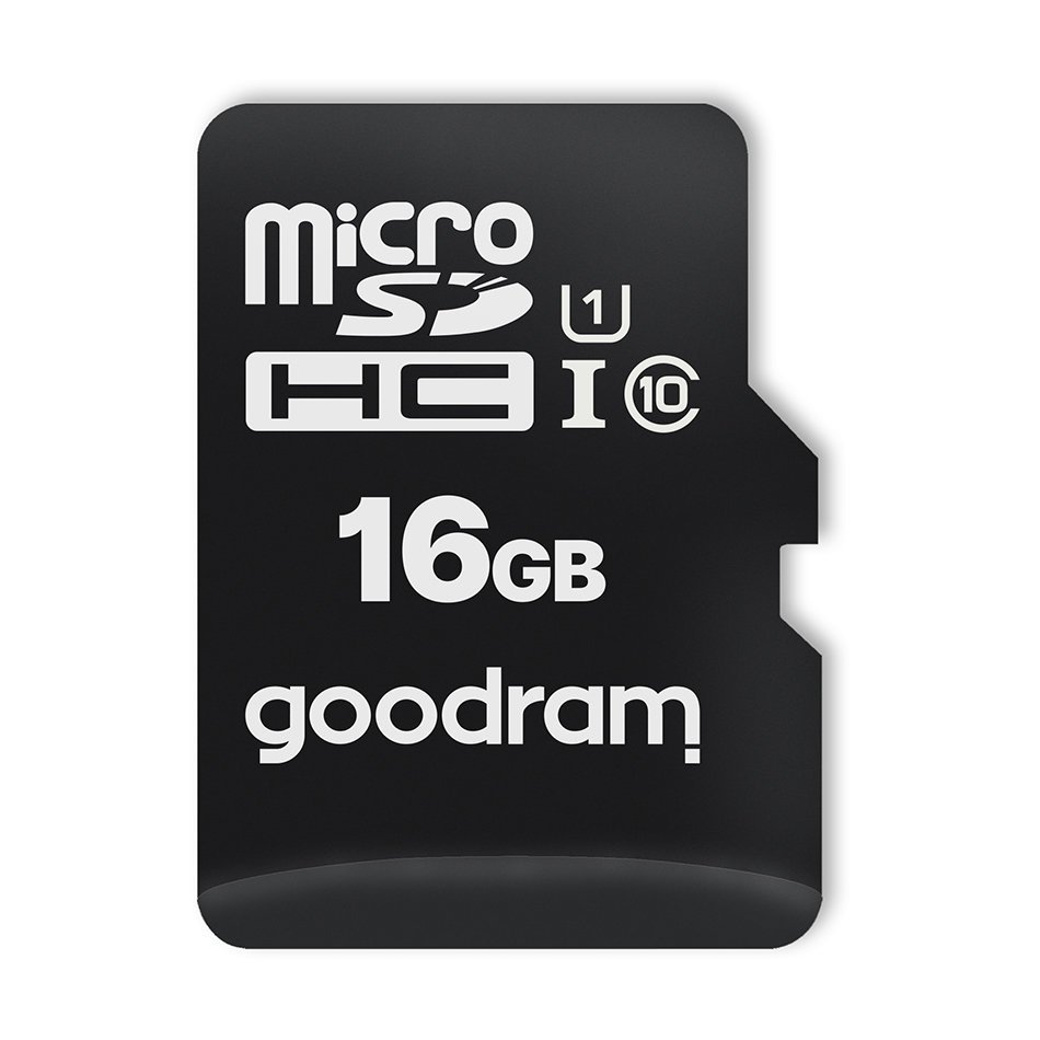 Paměťová karta Goodram micro SDHC 16GB + adaptér