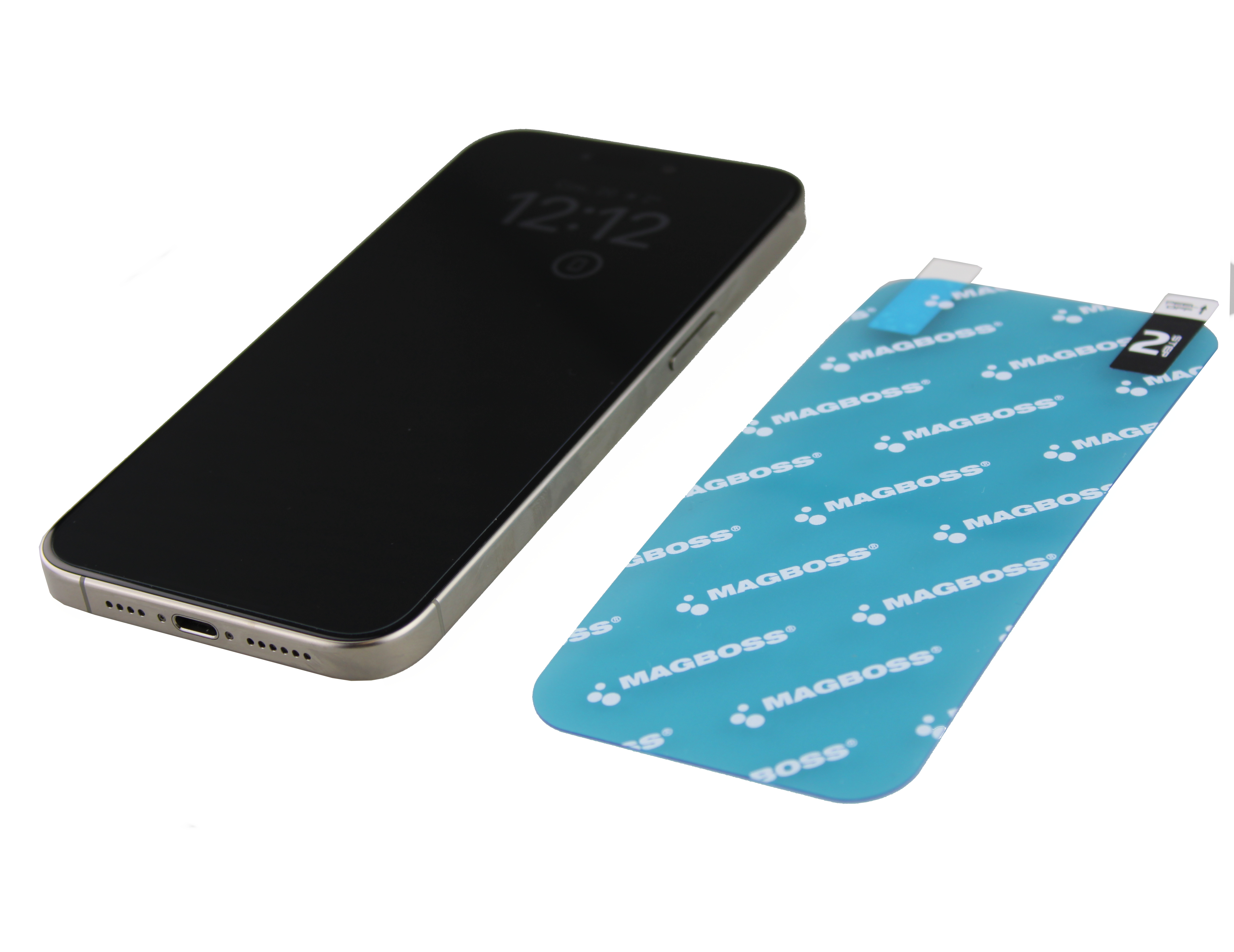 Magboss elastické hybridní ochranné tvrzené sklo iPhone 13 Mini 9H 5ks