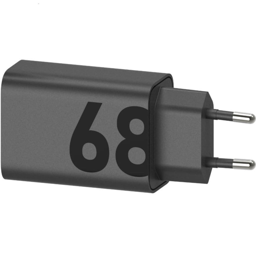 Originnál síťová nabíječka Motorola TurboPower 68W GaN + kabel USB-C 6,5A černá v blistru