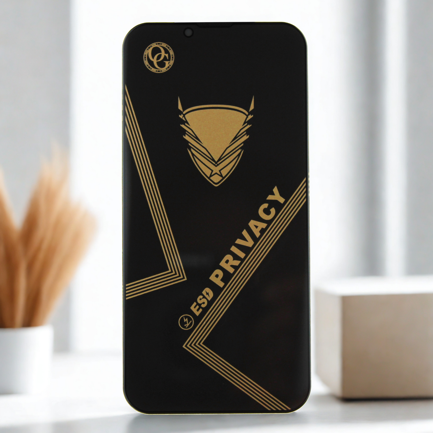 ESD Privacy Glass - Privacy Glass 28° 9H antistatické ochranné tvrzené sklo iPhone 13 - Iphone 13 Pro - iPhone 14 - iphone 16E