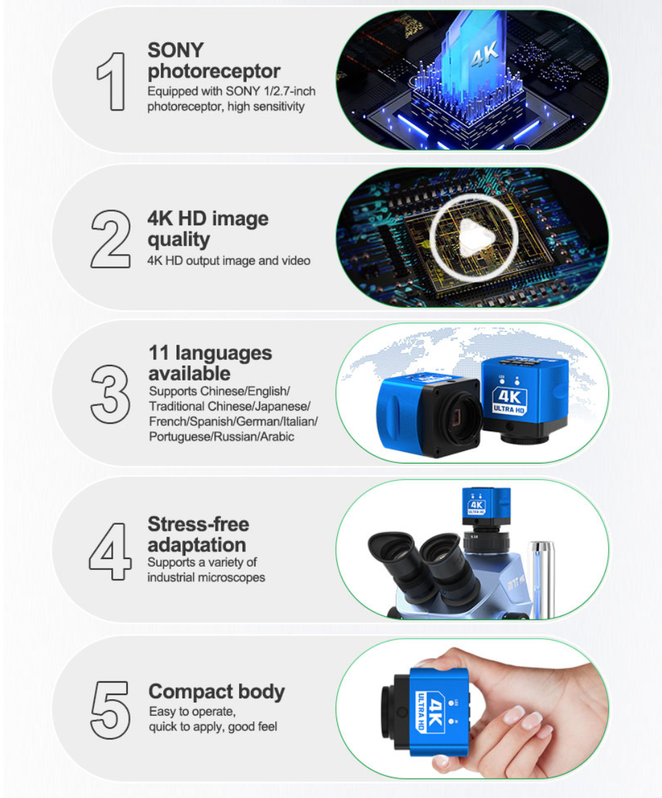 Relife MC1 – 4K HD kamera pro mikroskopy