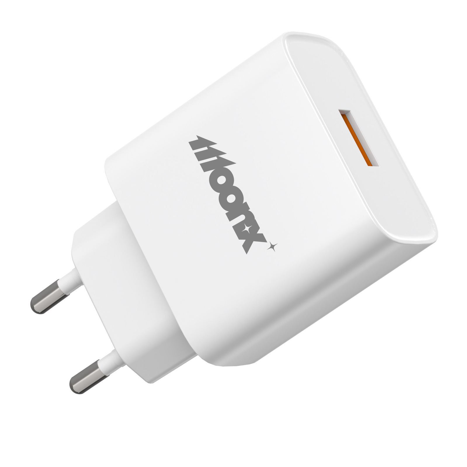 MOONX síťoví nabíječka MC05 22,5 W 1x USB QC3.0 + Micro kabel bílá
